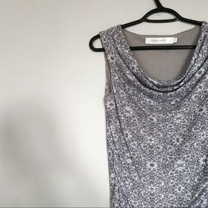 Contemporaine • Cowl Neck Sleeveless Blouse